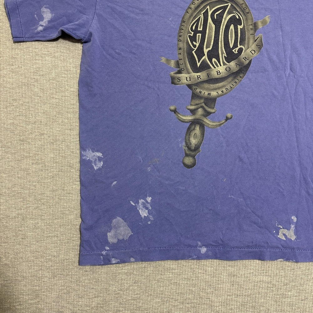 Vintage Hawaiian Island Creations HIC Surfboards T Shirt Purple Mens Large USA - Picture 13 of 16